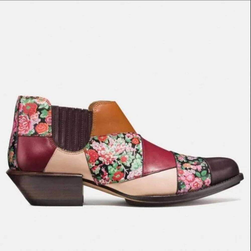 Coach Patchwork Bandit Shoe Hickory/Brick Multi 5 - Picture 2 of 9
